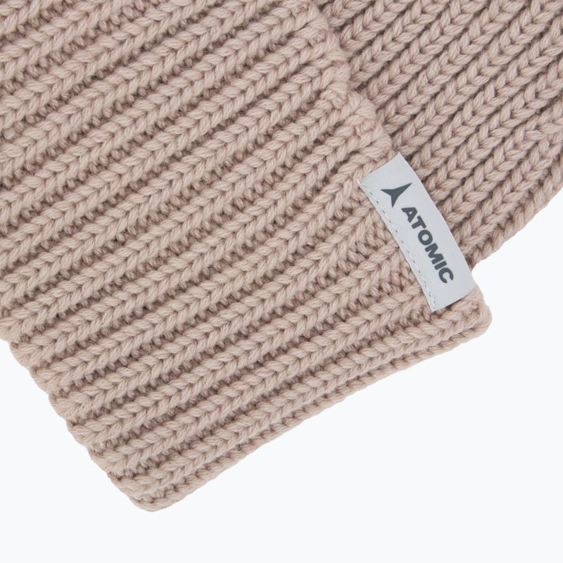 Шапка зимова Atomic Alps Knit Beanie beige 3