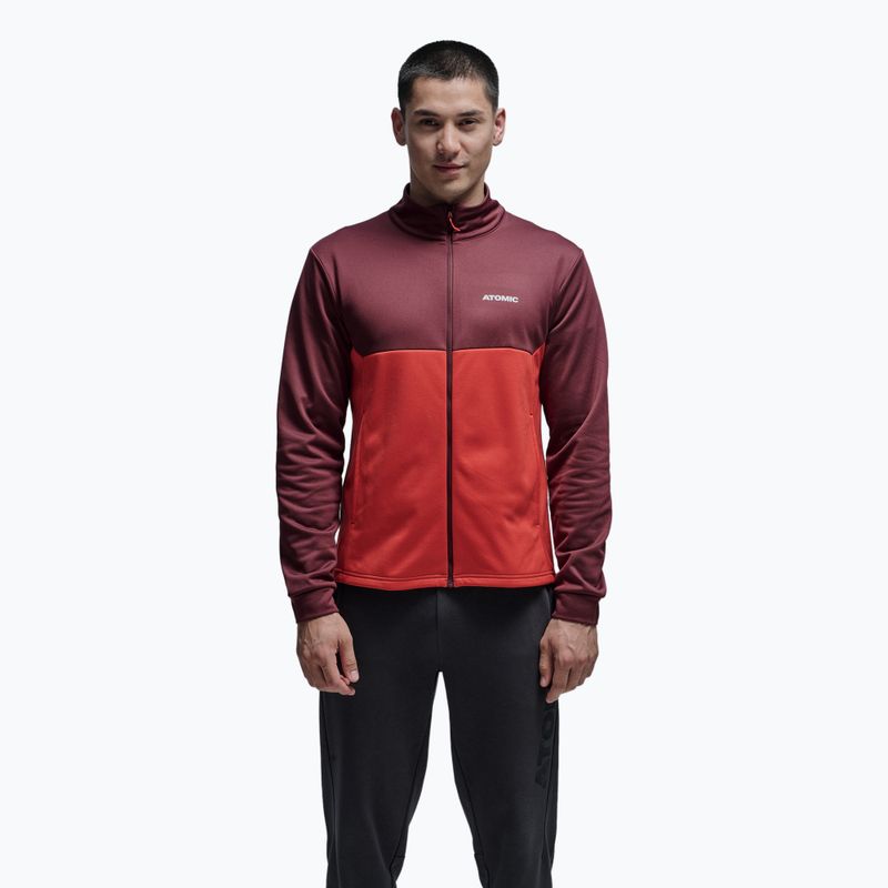 Кофта чоловіча Atomic Alps Jacket maroon/ red