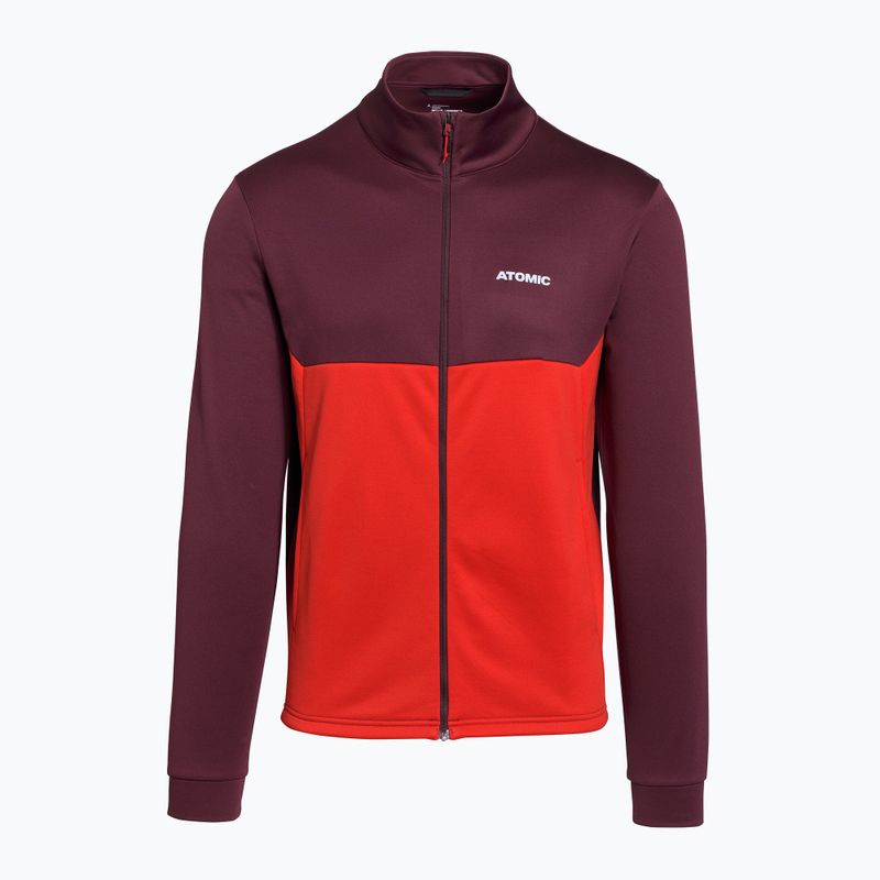 Кофта чоловіча Atomic Alps Jacket maroon/ red 4