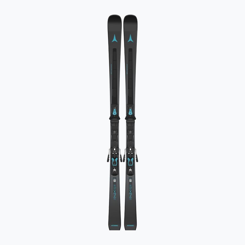 Лижі гірські Atomic Redster X7 Revoshock C + Кріплення MI12 GW black/teal