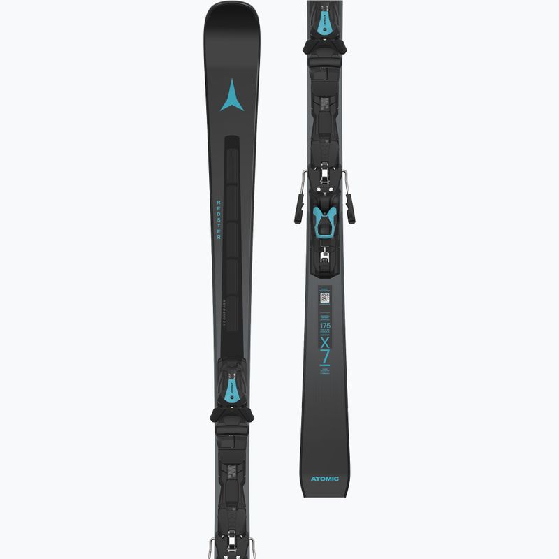 Лижі гірські Atomic Redster X7 Revoshock C + Кріплення MI12 GW black/teal 8