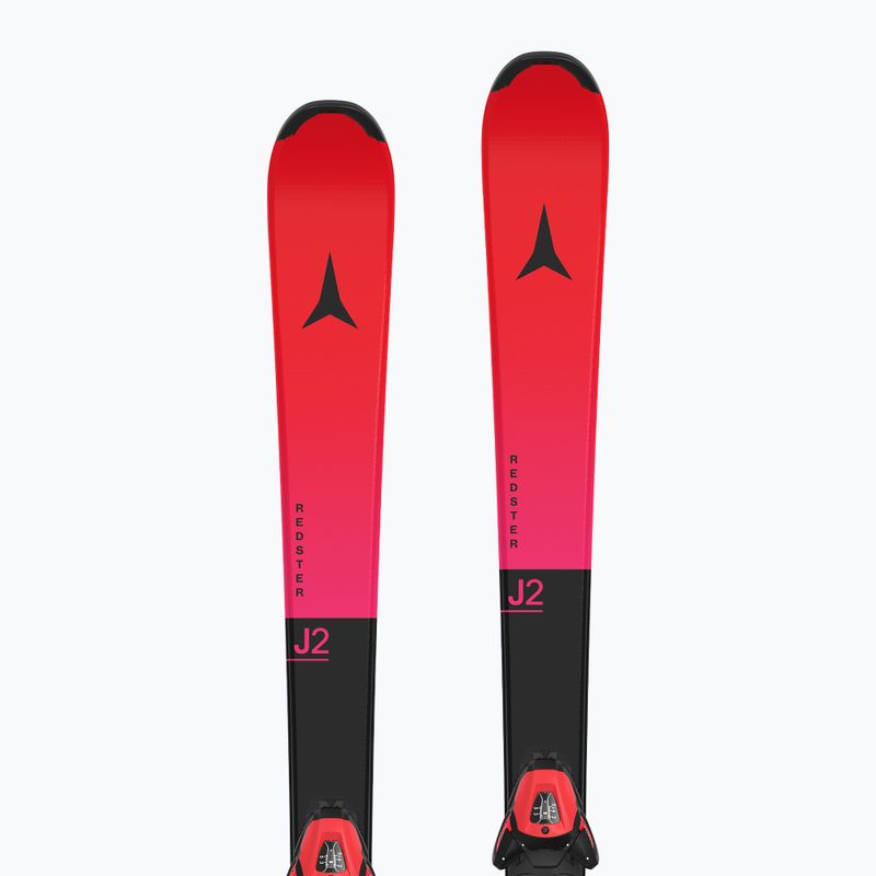 Лижі гірські дитячі Atomic Redster J2 JTM + Кріплення L6 GW red tension/black 8