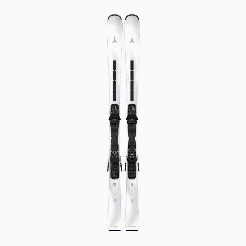 Жіночі гірськолижні лижі Atomic Cloud C11 Revoshock Light + кріплення M10 GW white