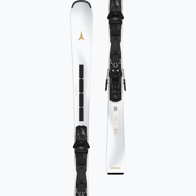 Лижі гірські жіночі Atomic Cloud C11 Revoshock Light + Кріплення M10 GW white 8