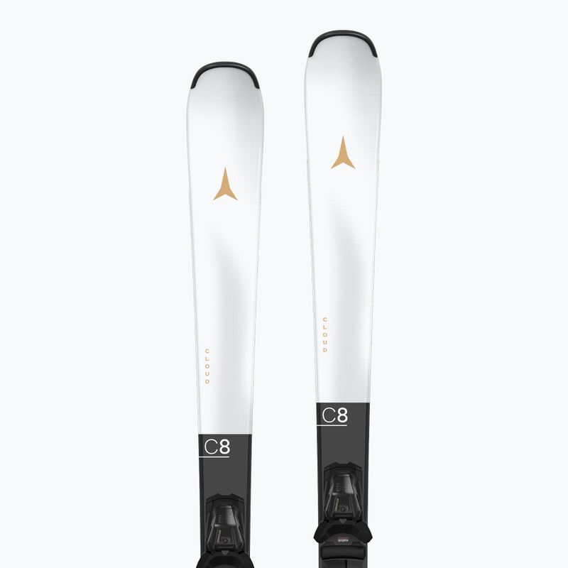 Лижі гірські жіночі Atomic Cloud C8 + Кріплення M10 GW white/black 8