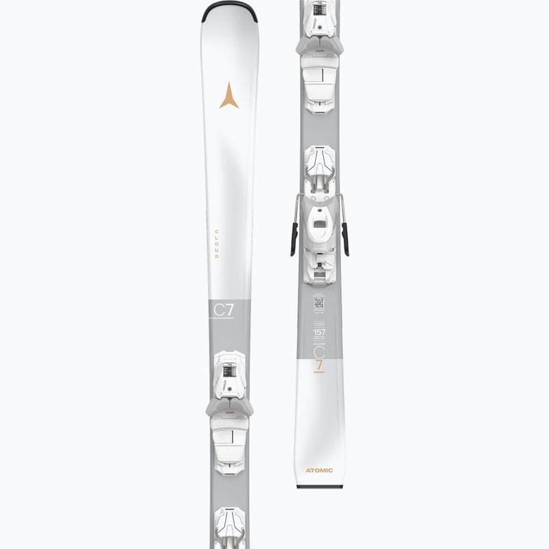 Лижі гірські жіночі Atomic Cloud C7 White + Кріплення M10 GW white 7