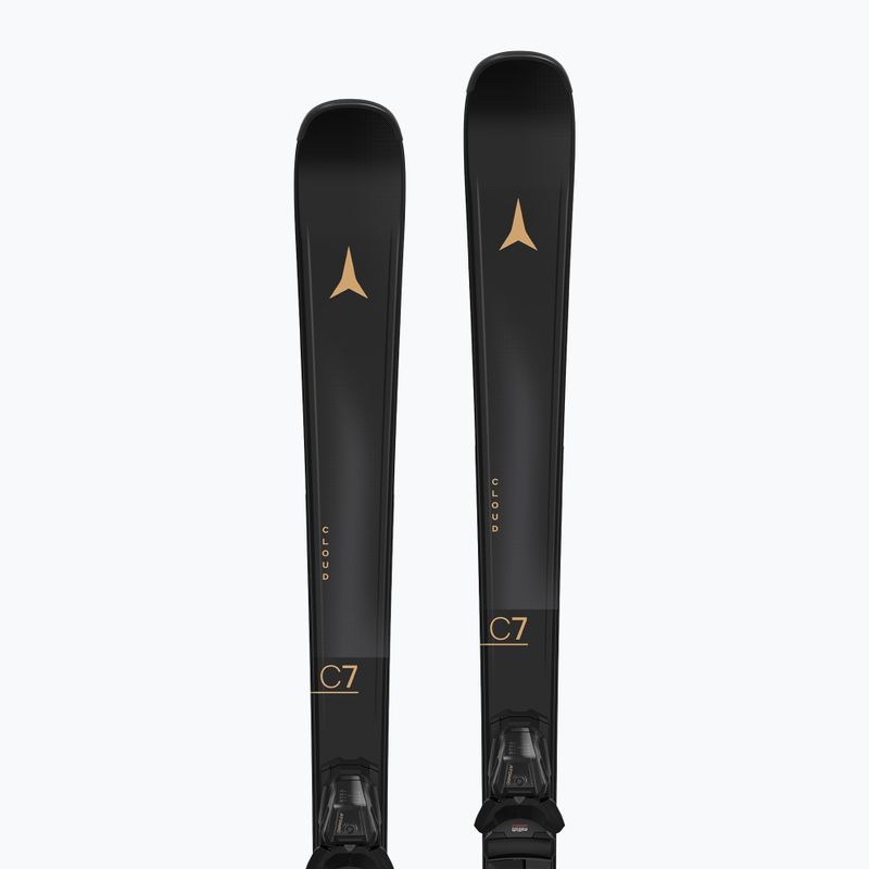 Лижі гірські жіночі Atomic Cloud C7 Black + Кріплення M10 GW black 8