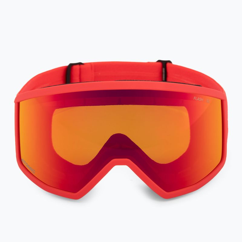 Окуляри гірськолижні дитячі Atomic Four Jr Flash red/red flash 2