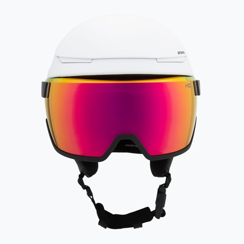 Шолом гірськолижний Atomic Revent GT Amid Visor HD white/black/red hd 2