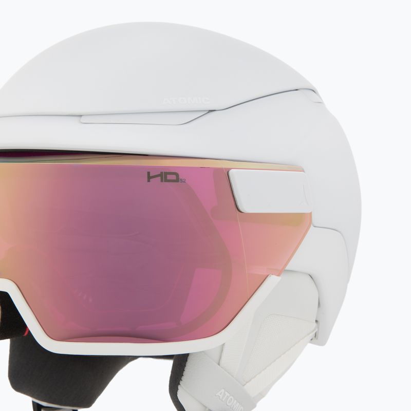 Шолом гірськолижний Atomic Revent GT Amid Visor HD white heather/pink chopper hd 8