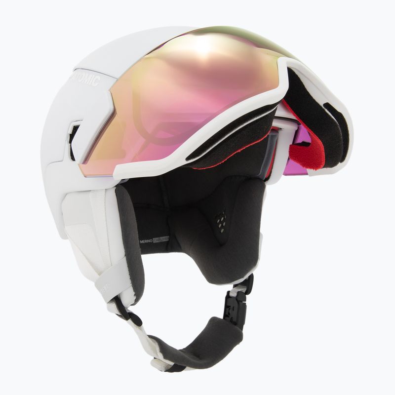 Шолом гірськолижний Atomic Revent GT Amid Visor HD white heather/pink chopper hd 11
