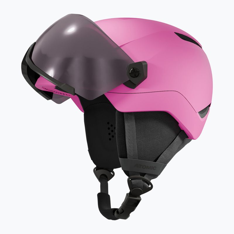 Шолом лижний дитячий Atomic Revent Visor Jr pink/silver flash 3
