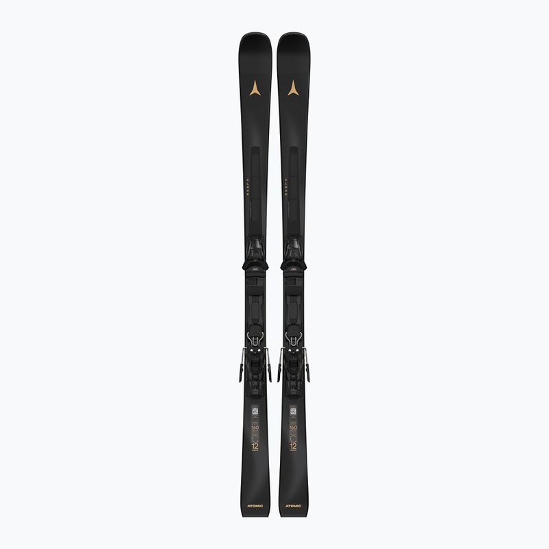 Лижі гірські жіночі + кріплення Atomic Cloud C12 Revoshock C + M10 GW black