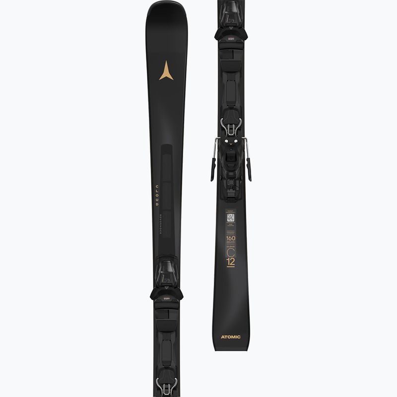 Лижі гірські жіночі + кріплення Atomic Cloud C12 Revoshock C + M10 GW black 3