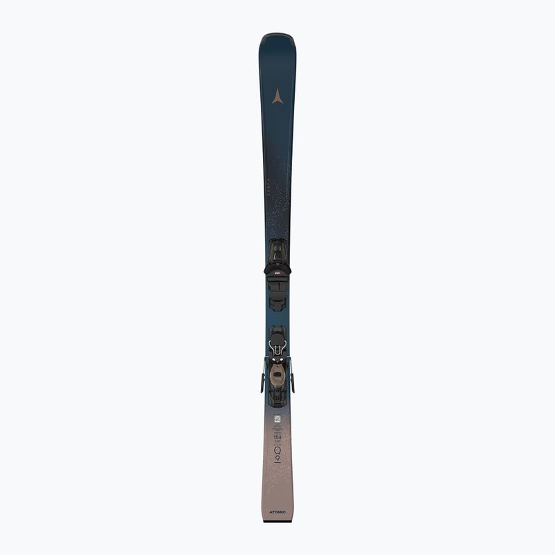 Лижі гірські жіночі + кріплення Atomic Cloud Q9 + M10 GW dark slate 2