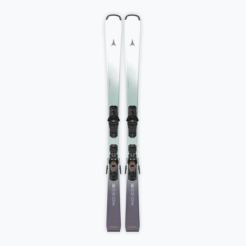 Лижі гірські жіночі + кріплення Atomic Cloud Q8 + M10 GW snow