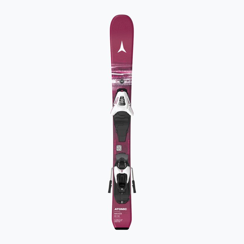 Лижі гірські дитячі + кріплення Atomic Maven Jr 70-90 + C5 GW berry 2