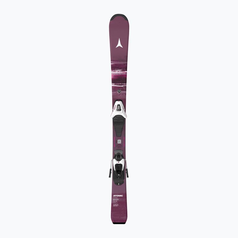 Лижі гірські дитячі + кріплення Atomic Maven Jr 100-120 + C5 GW red plum 2
