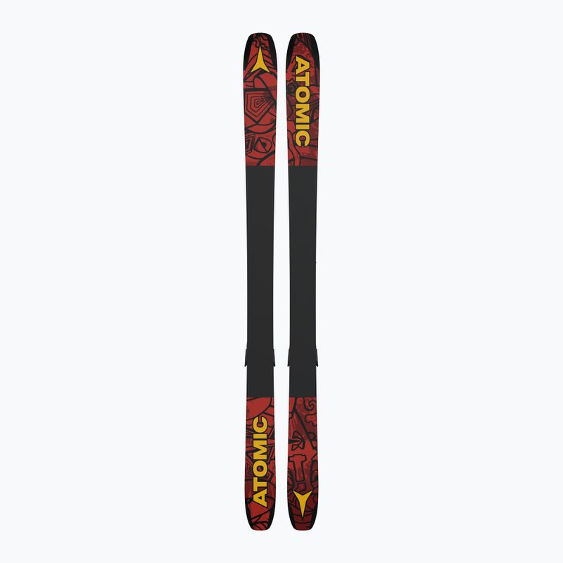 Лижі гірські + кріплення Atomic Bent 90 + STR 12GW multicolor 2