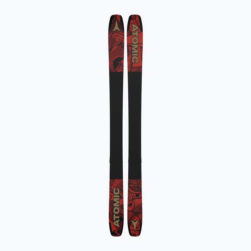 Лижі гірські + кріплення Atomic Bent 100 + STR 12GW multicolor 2