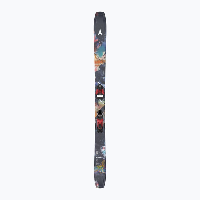 Лижі гірські + кріплення Atomic Bent 100 + STR 12GW multicolor 3