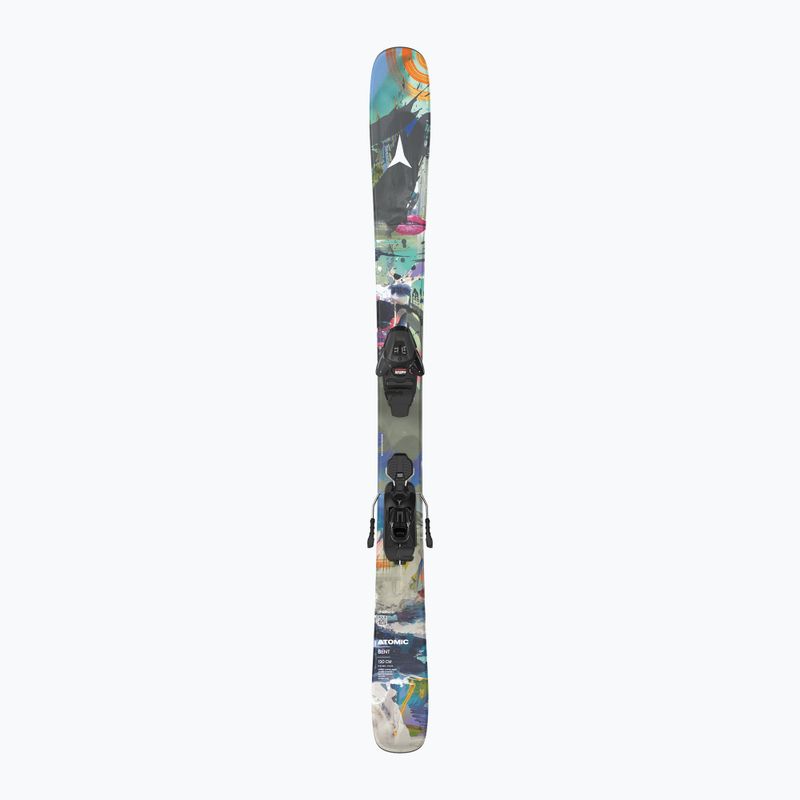 Лижі гірські дитячі + кріплення Atomic Bent Jr 140-150 + L6 GW multicolor 2