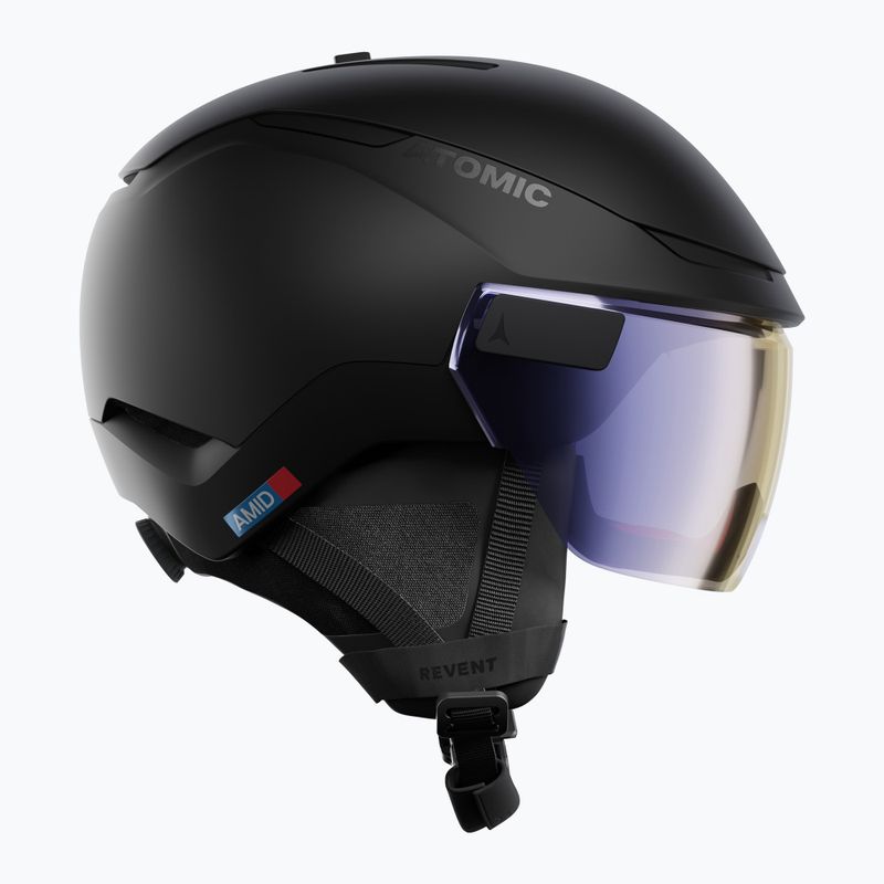 Шолом лижний Atomic Revent GT Amid Visor HD S1 black/yellow blue hd