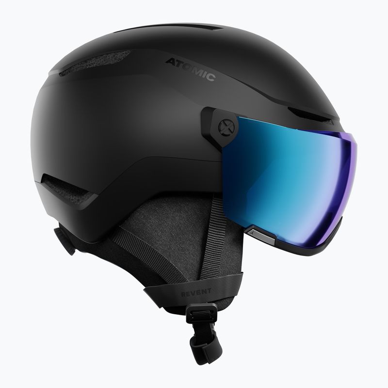 Шолом лижний Atomic Revent Visor Stereo black/blue stereo