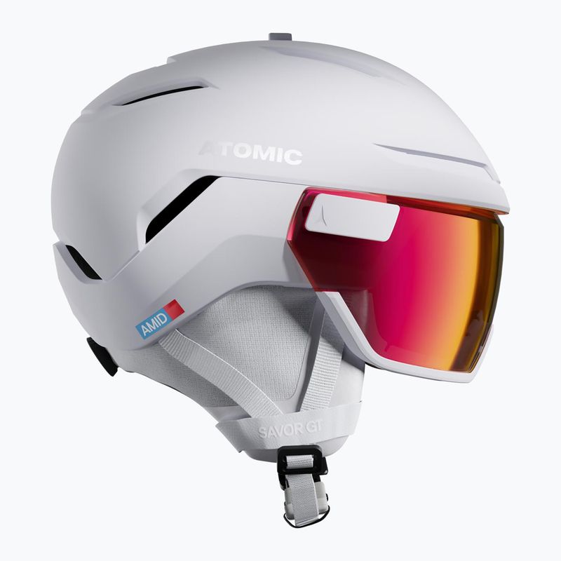 Шолом лижний Atomic Savor GT Amid Visor Photo white heather/red photo 2