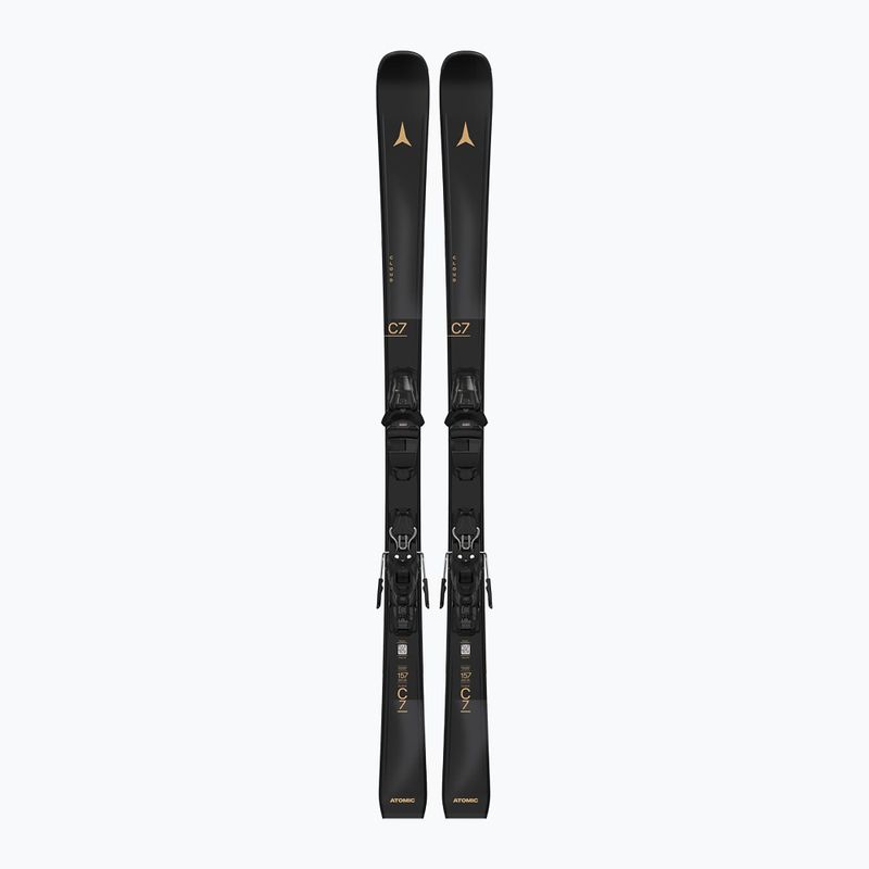 Лижі гірські жіночі + кріплення Atomic Cloud C7 Black + M10 GW black