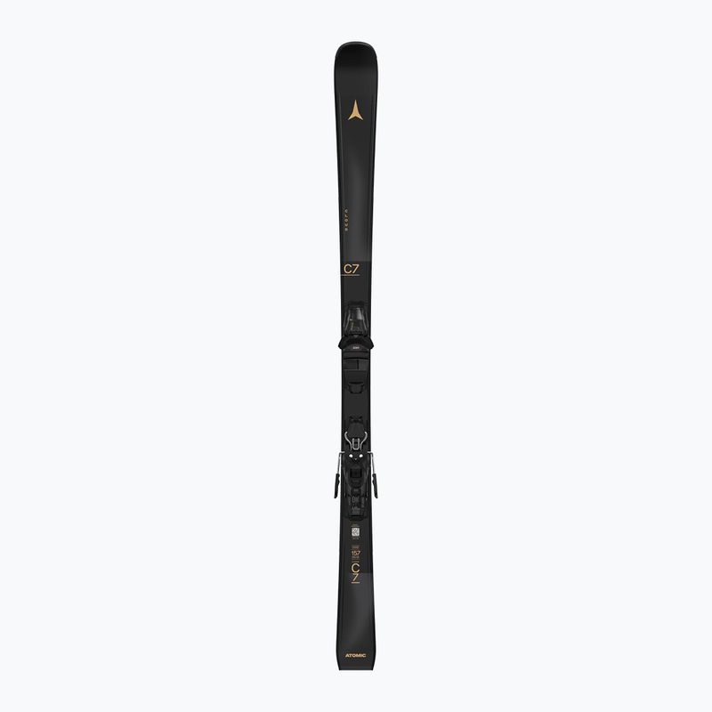 Лижі гірські жіночі + кріплення Atomic Cloud C7 Black + M10 GW black 2