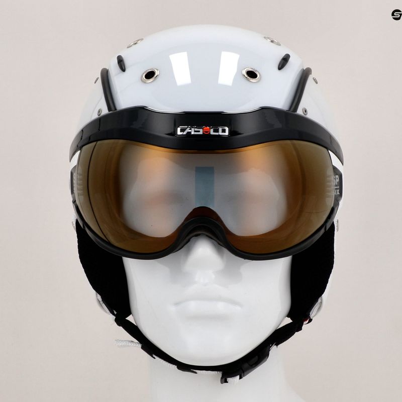 Шолом лижний CASCO SP-6 Visor Limited white chameleon 8
