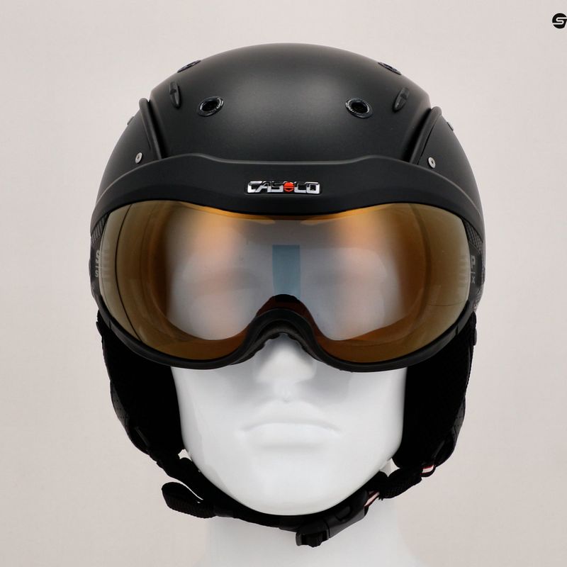 Шолом лижний CASCO SP-6 Visor black structure 9