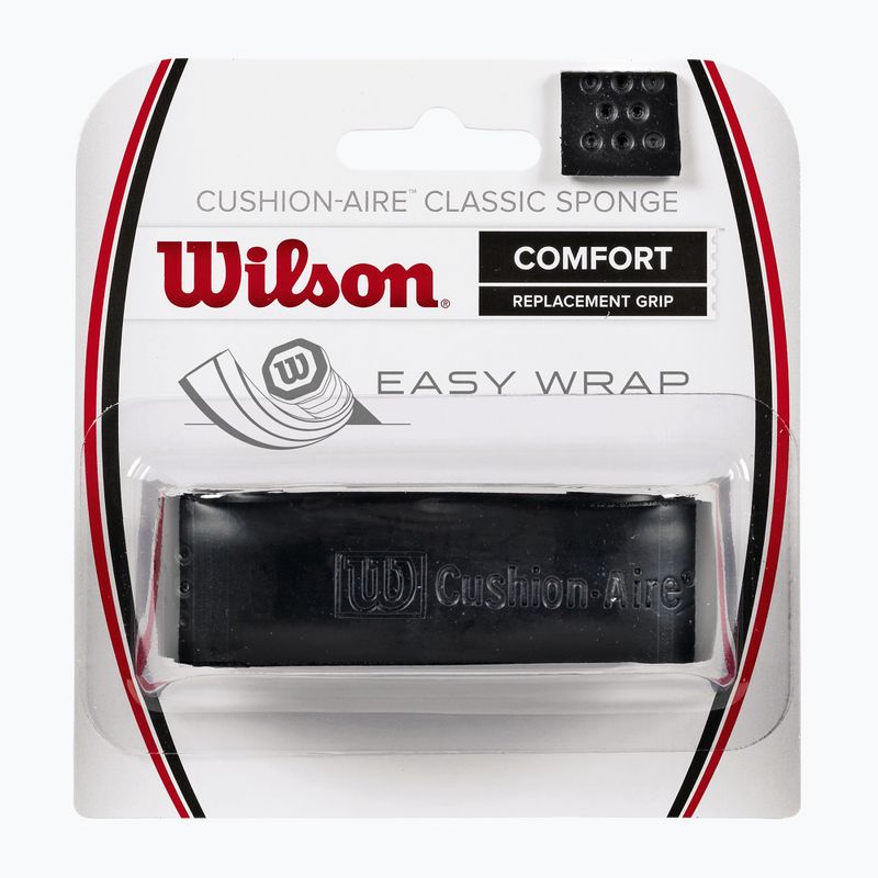 Ovin na tenisové rakety Wilson Cushion Aire Classic Sponge Grip čierny