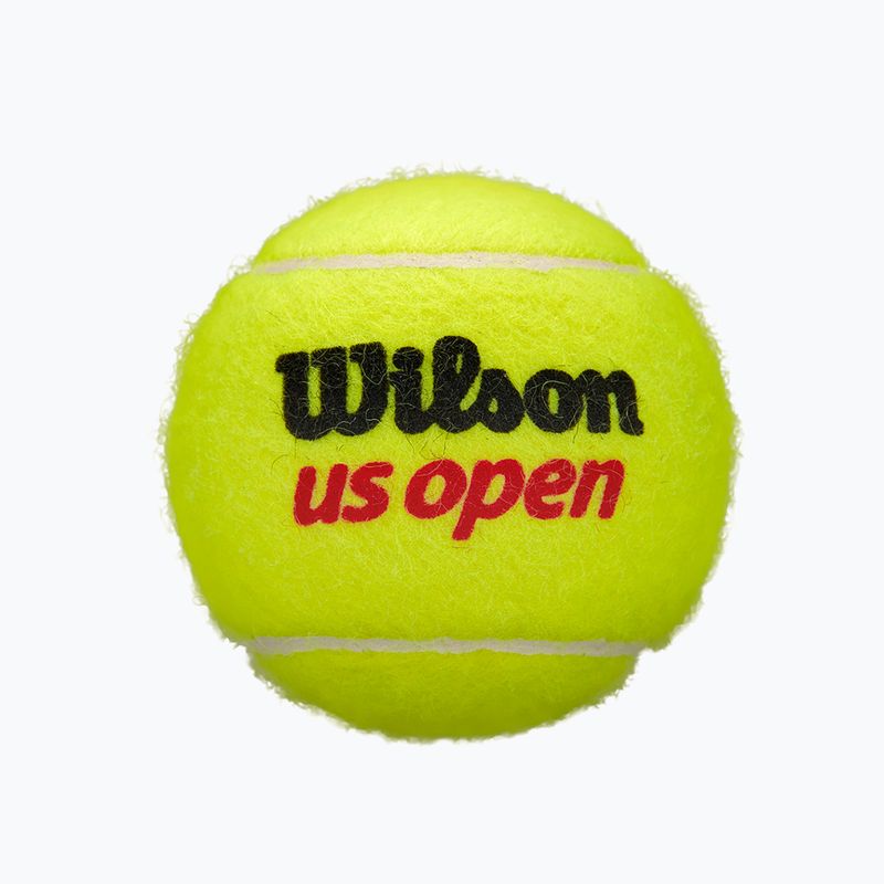 М'ячі тенісні Wilson US Open XD 4 шт. yellow 4