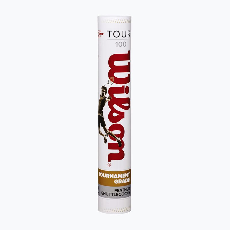 Волани для бадмінтону Wilson Tour BWF 12 шт. white 2