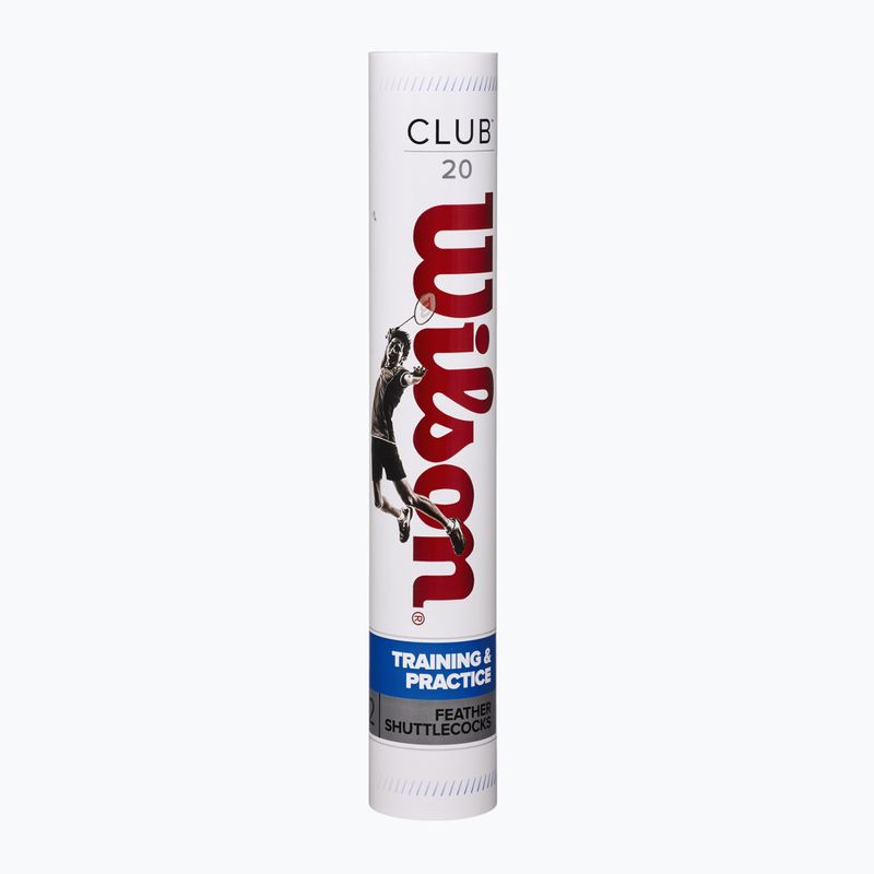 Волани для бадмінтону Wilson Club 12 шт. white