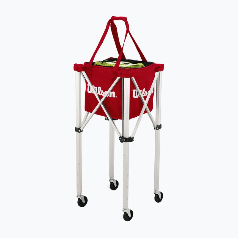 Візок для тенісних м'ячів Wilson Tennis Teaching Cart 150 червоний WRZ541000 7