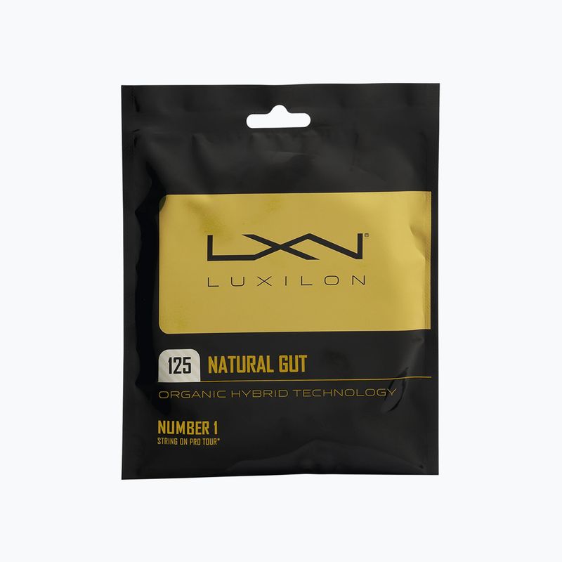 Тенісна струна Luxilon Nat Gut 125 біла 12,2 m WRZ949125