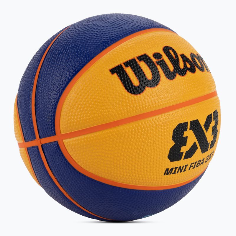 Баскетбольний м'яч Wilson Fiba 3X3 Mini Rubber WTB1733XB Розмір 3 2