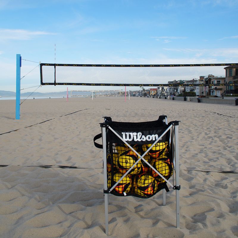Візок для м'ячів Wilson Beach Stand Up black 4