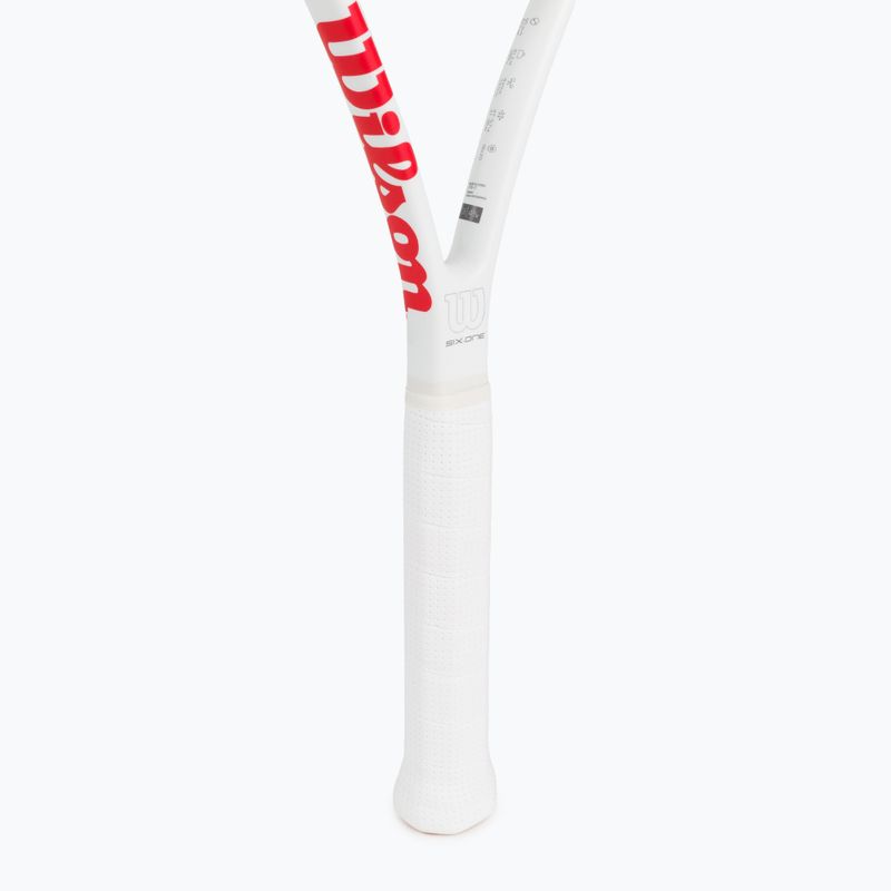 Ракетка тенісна  Wilson Six.One Team 95 Cvr біло-червона WRT73640U 3