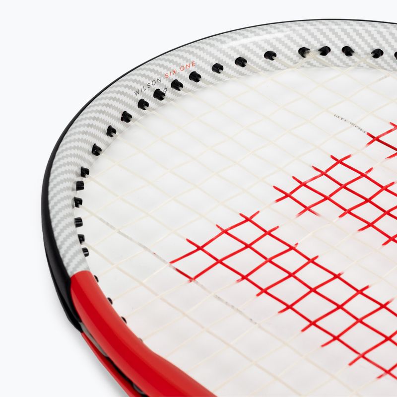 Ракетка тенісна Wilson Six.One Lite 102 CVR біло-червона WRT73660U 6