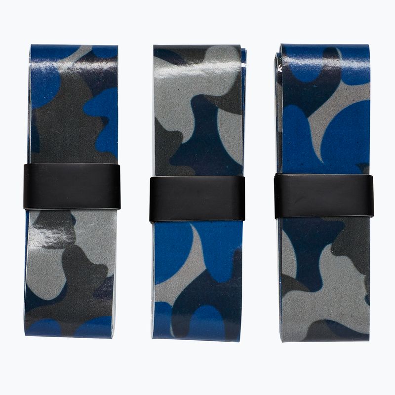 Обмотки для тенісних ракеток Wilson Camo Overgrip 3 шт. сині WRZ470840+ 2