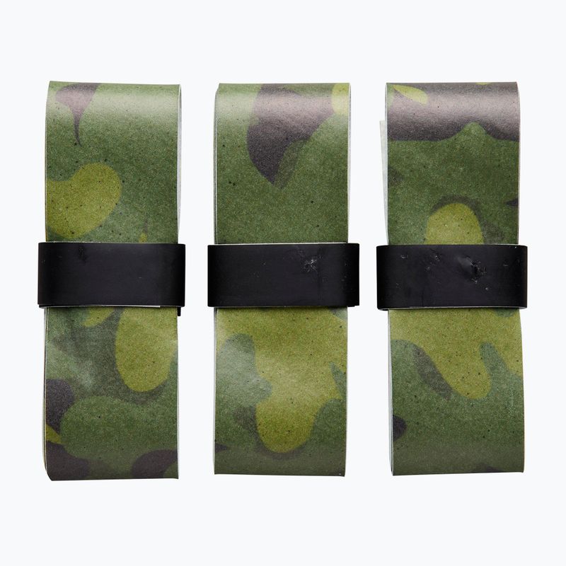 Обмотки для тенісних ракеток Wilson Camo Overgrip 3 шт. зелені WRZ470850+ 2