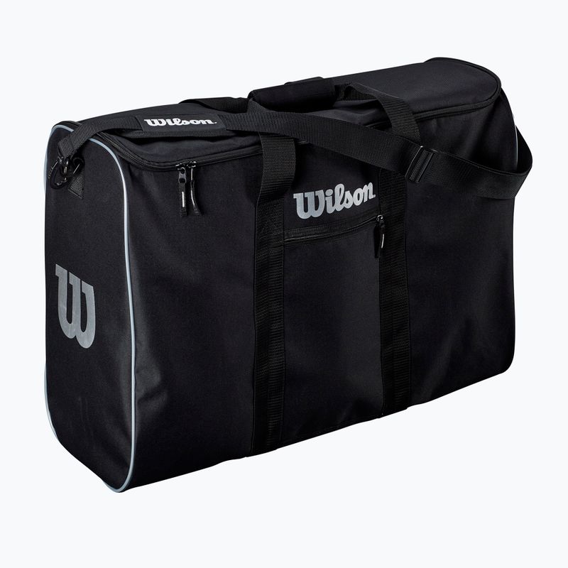 Сумка для баскетбольних м'ячів Wilson Travel Basket 6 Ball black/silver