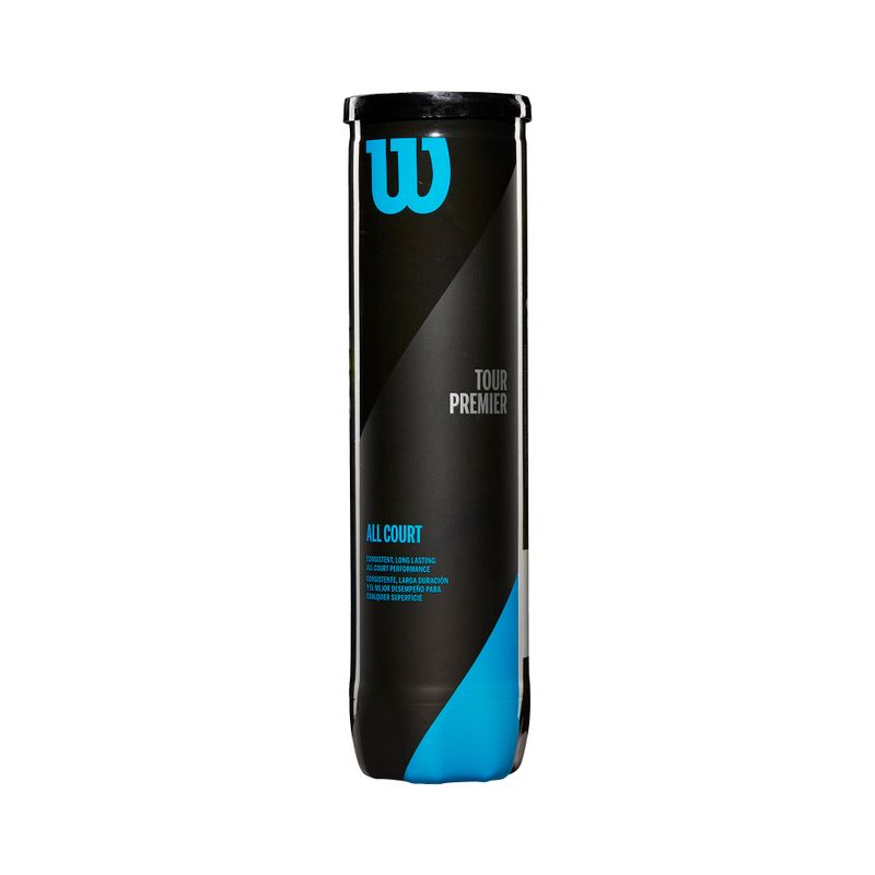 Тенісні м'ячі Wilson Tour Premier All Ct 4 шт. жовті WRT119400 2