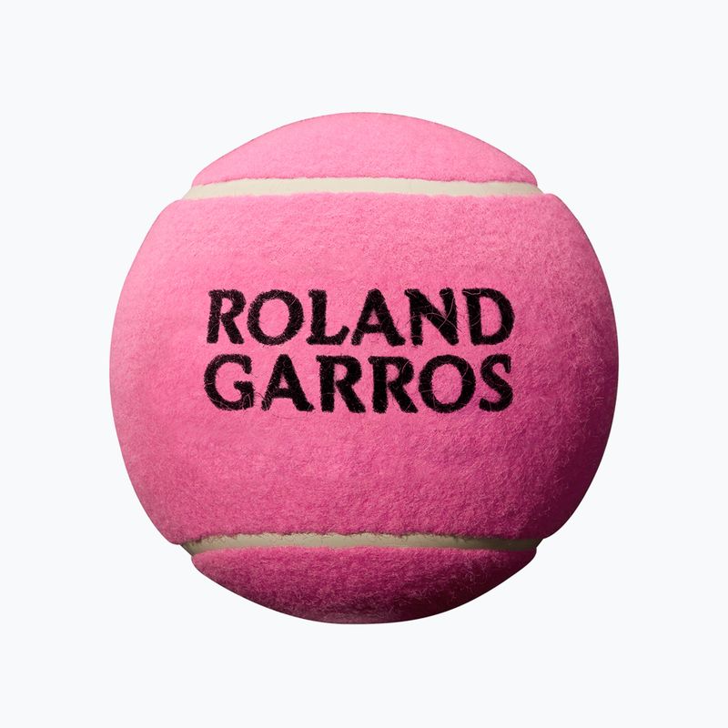 М'яч тенісна для автографів Wilson Roland Garros 5 Mini Jumbo pink