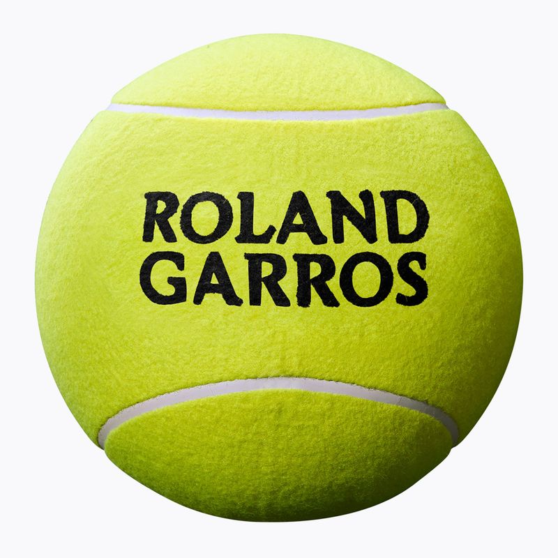 М'яч тенісний для автографів Wilson Roland Garros Jumbo 9" yellow 2