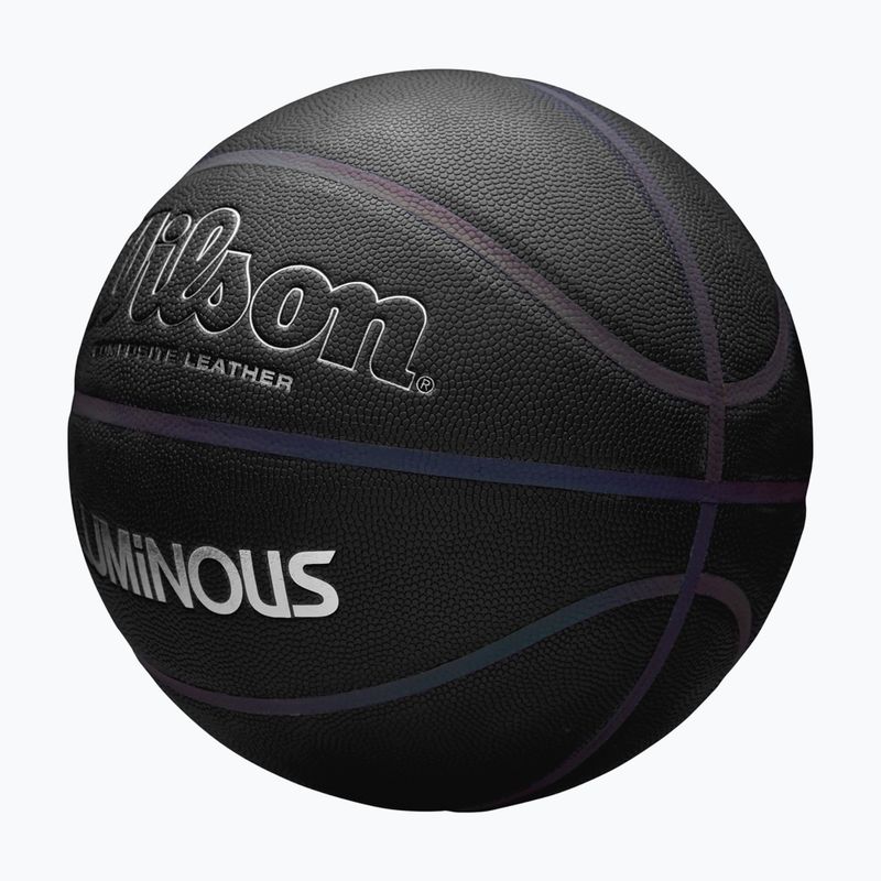 М'яч баскетбольний Wilson Luminous black розмір 7 4